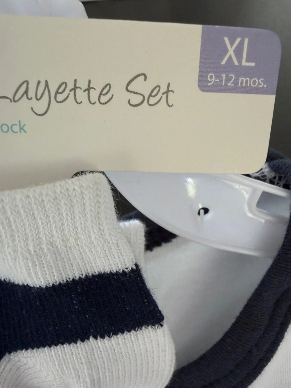 Hudson Baby White & Navy Lobster 